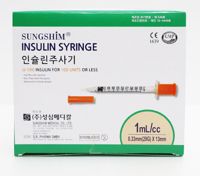 Sungshim Insulin Syringe 1ml/cc 30g 8mm