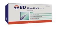 BD Ultra-Fine II Insulin Syringe 1ml